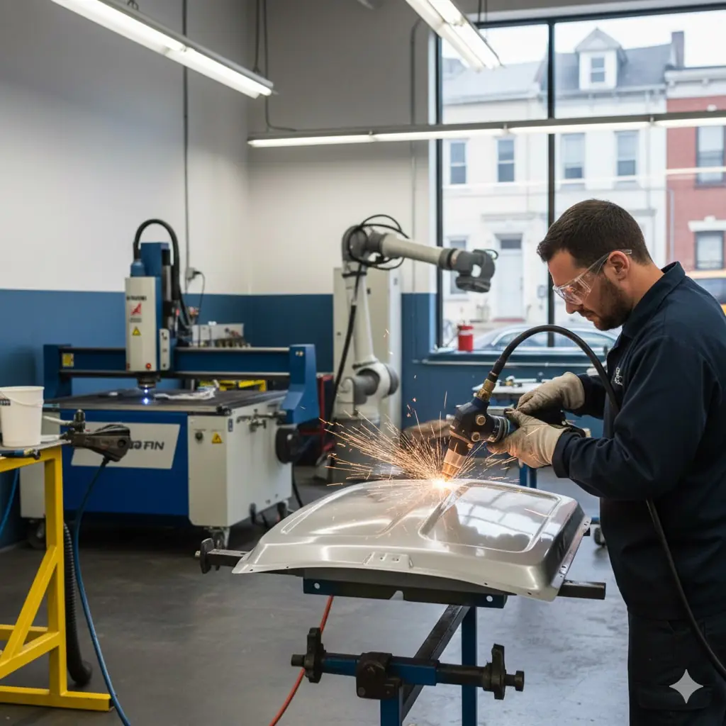 How Philadelphia Body Shops Use Advanced Metal Fabrication Tools for Precision Repairs