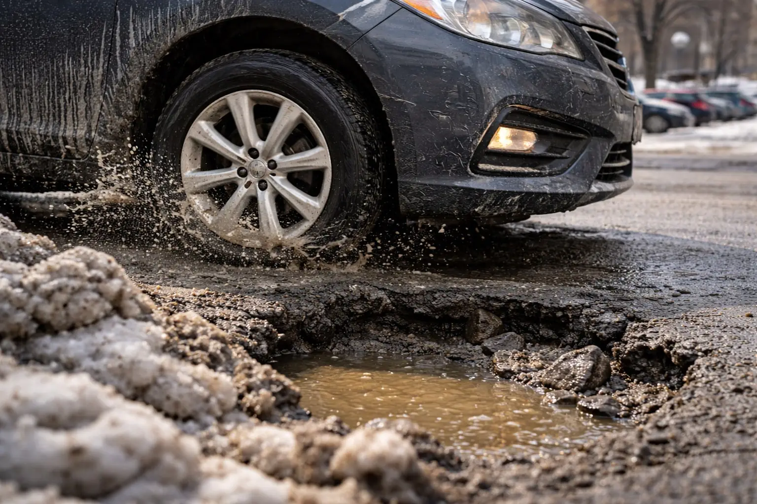 Philly Winter Hazards: How Road Salt and Potholes Impact Your Vehicle’s Underbody and Alignment
