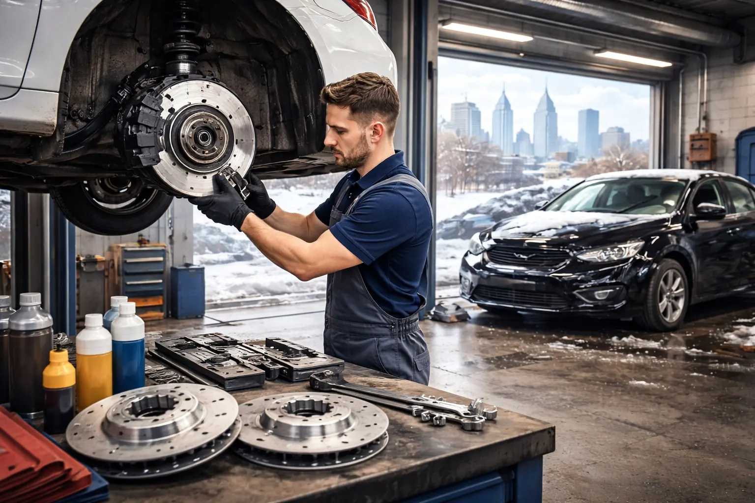 Comprehensive Brake Service and Collision Repair After a Philly Winter