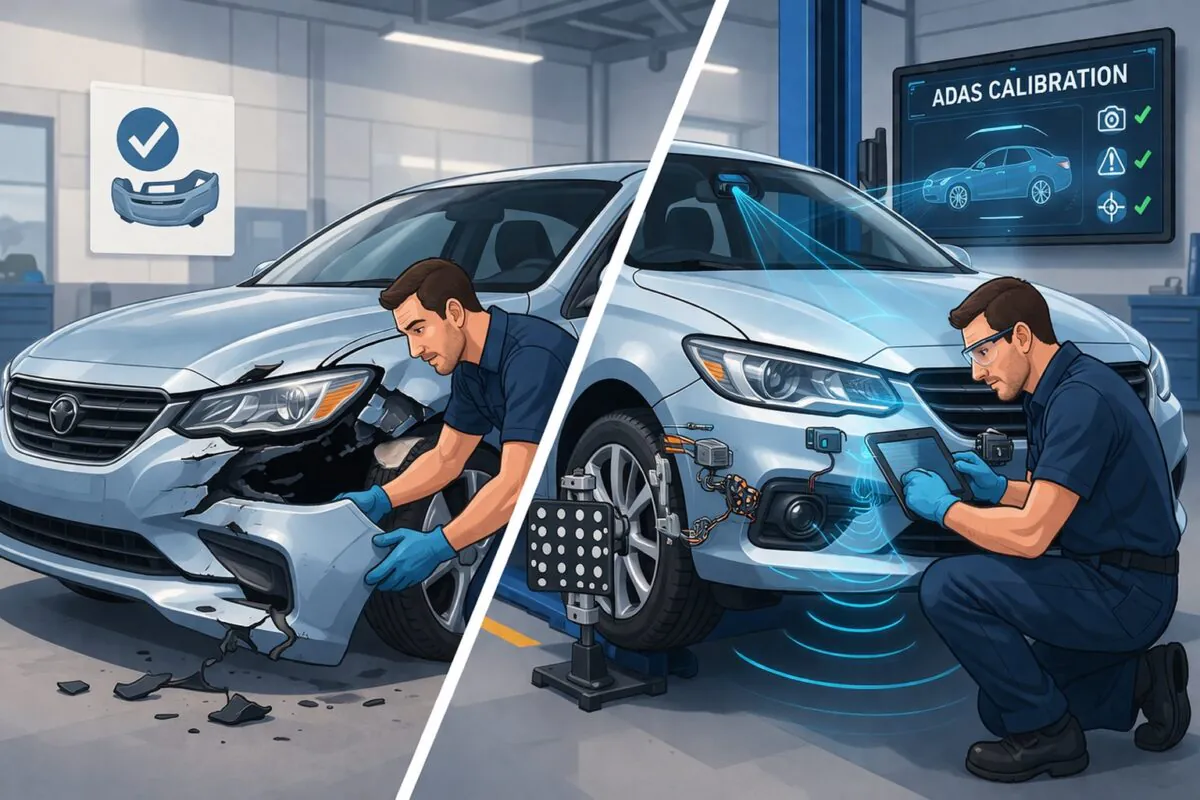 Don’t Just Fix the Bumper: Why Modern Crashes Require Expert Auto Mechanical Repair for ADAS Sensors