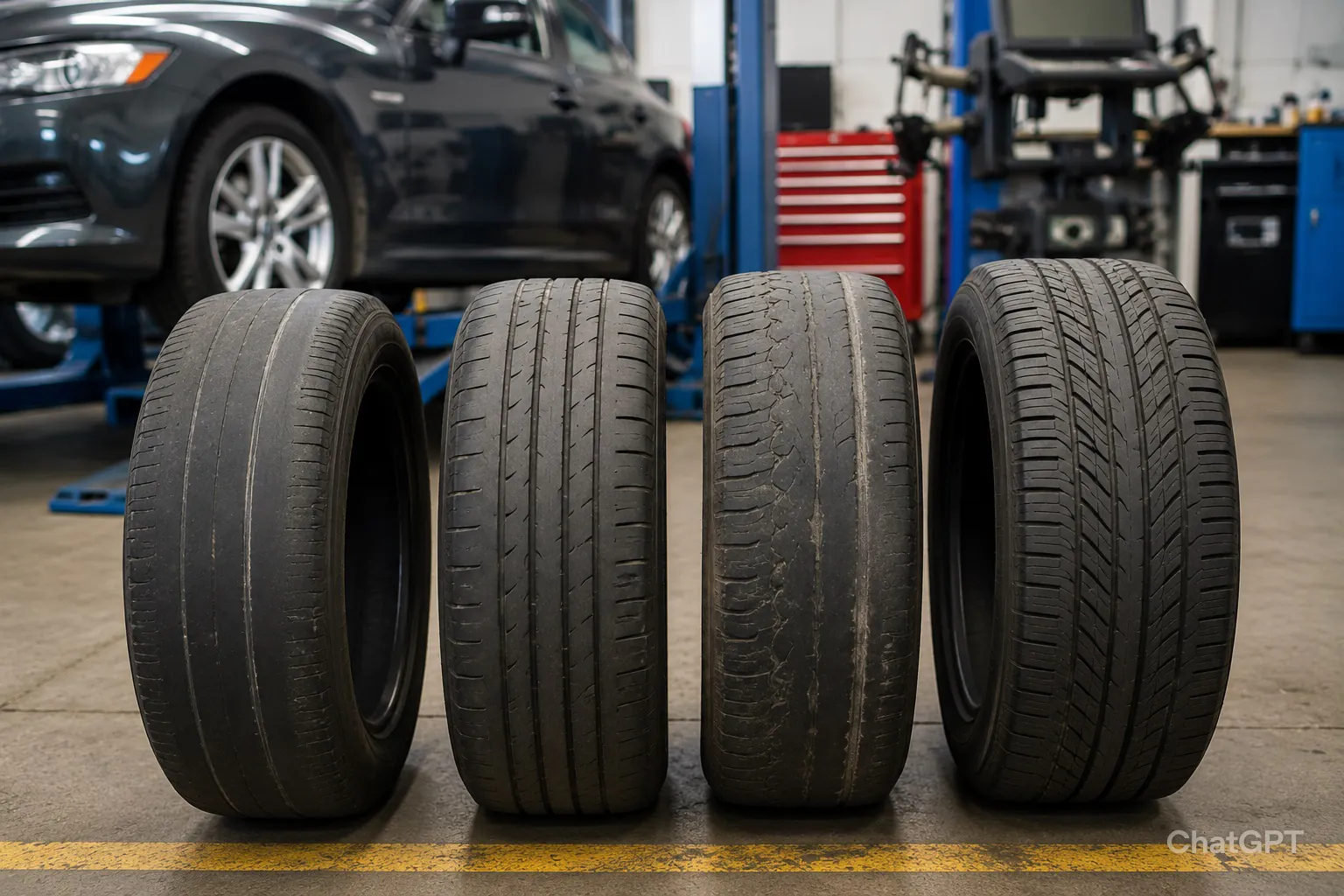 Common Tire Problems Caused by Poor Wheel Alignment