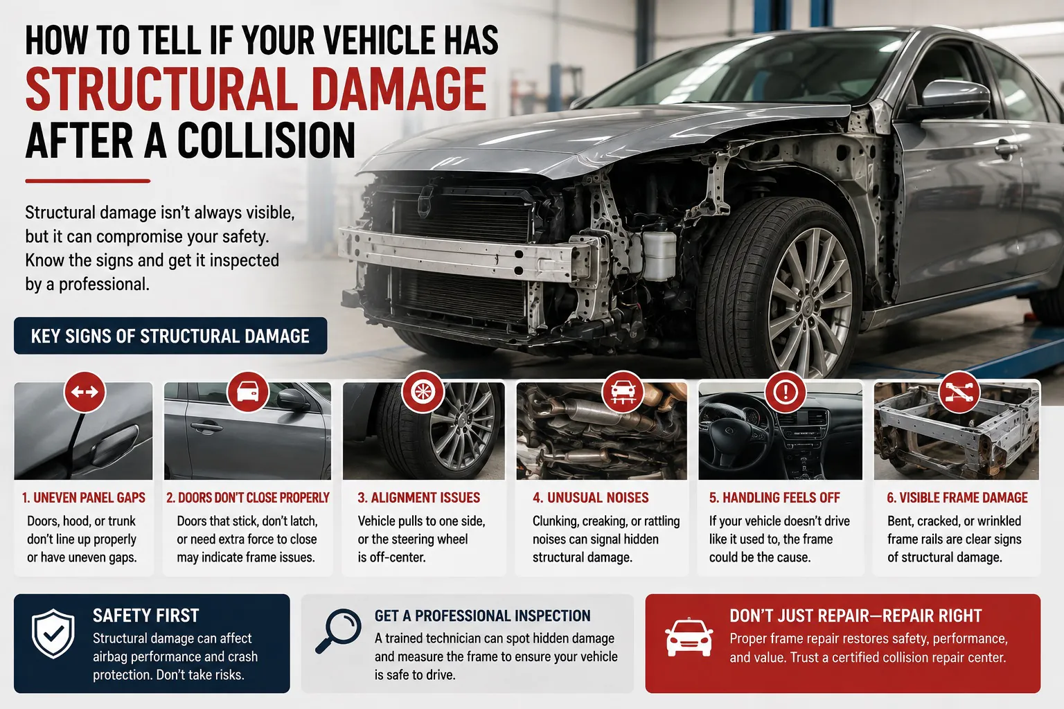 How to Tell If Your Vehicle Has Structural Damage After a Collision