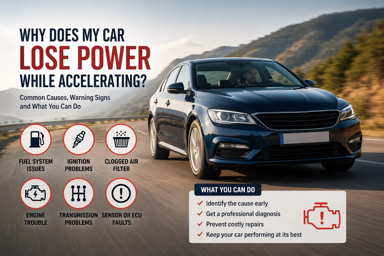 Why is My Car Losing Power While Accelerating?